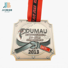 Free Design Wholesale Enamel Duman Jjb Metal Sports Medal